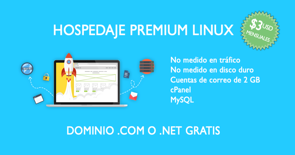 hospedaje web con dominio gratis